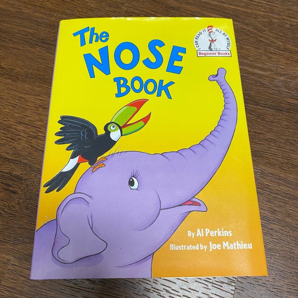 The Nose Book by Al Perkins Hardcover Joe Mathieu Dr Seuss Beginner Books